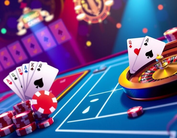 American Roulette wheel and betting table layout on yong toto live studio